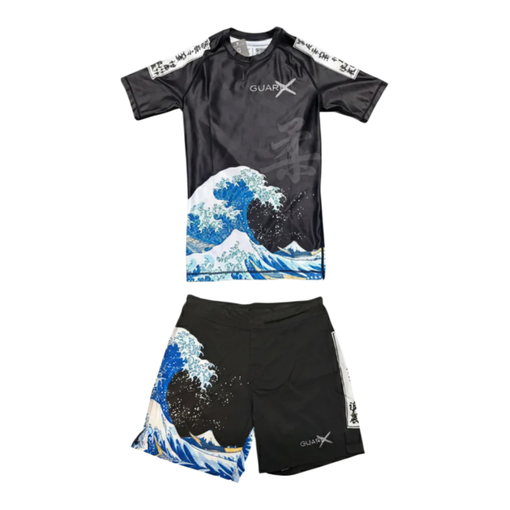Rash Guard - Japan Ukiyo-e Ocean Wave Brazilian Jiu