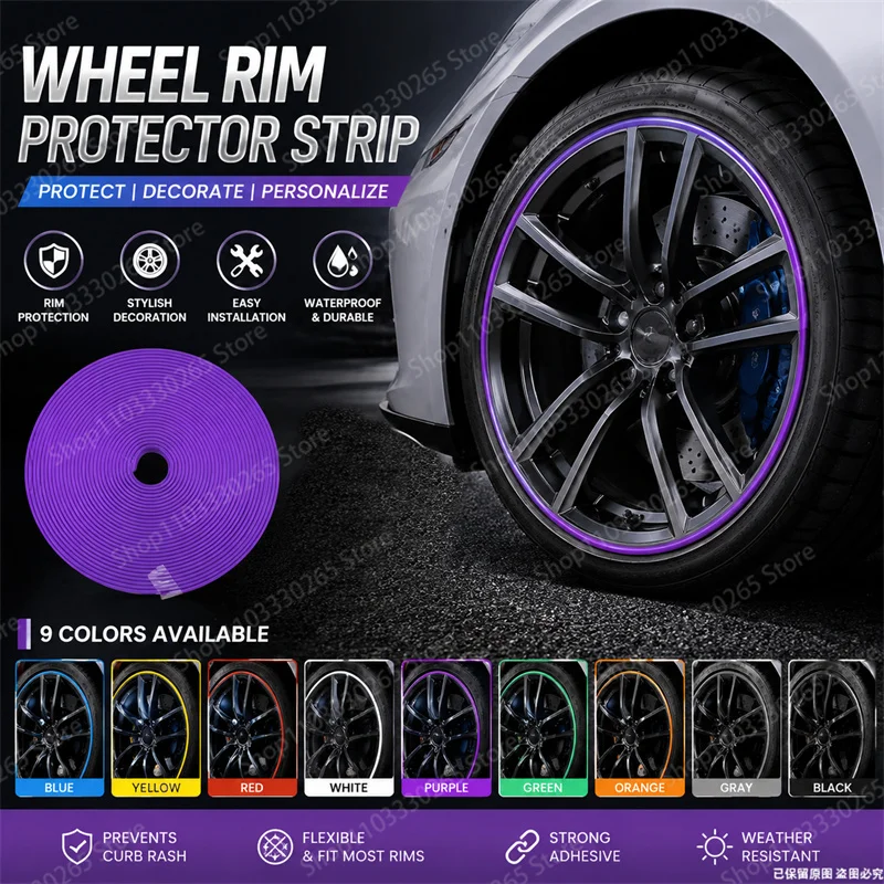 Universal Wheel Rim Protector  - Rash Guard ulasan dan harga