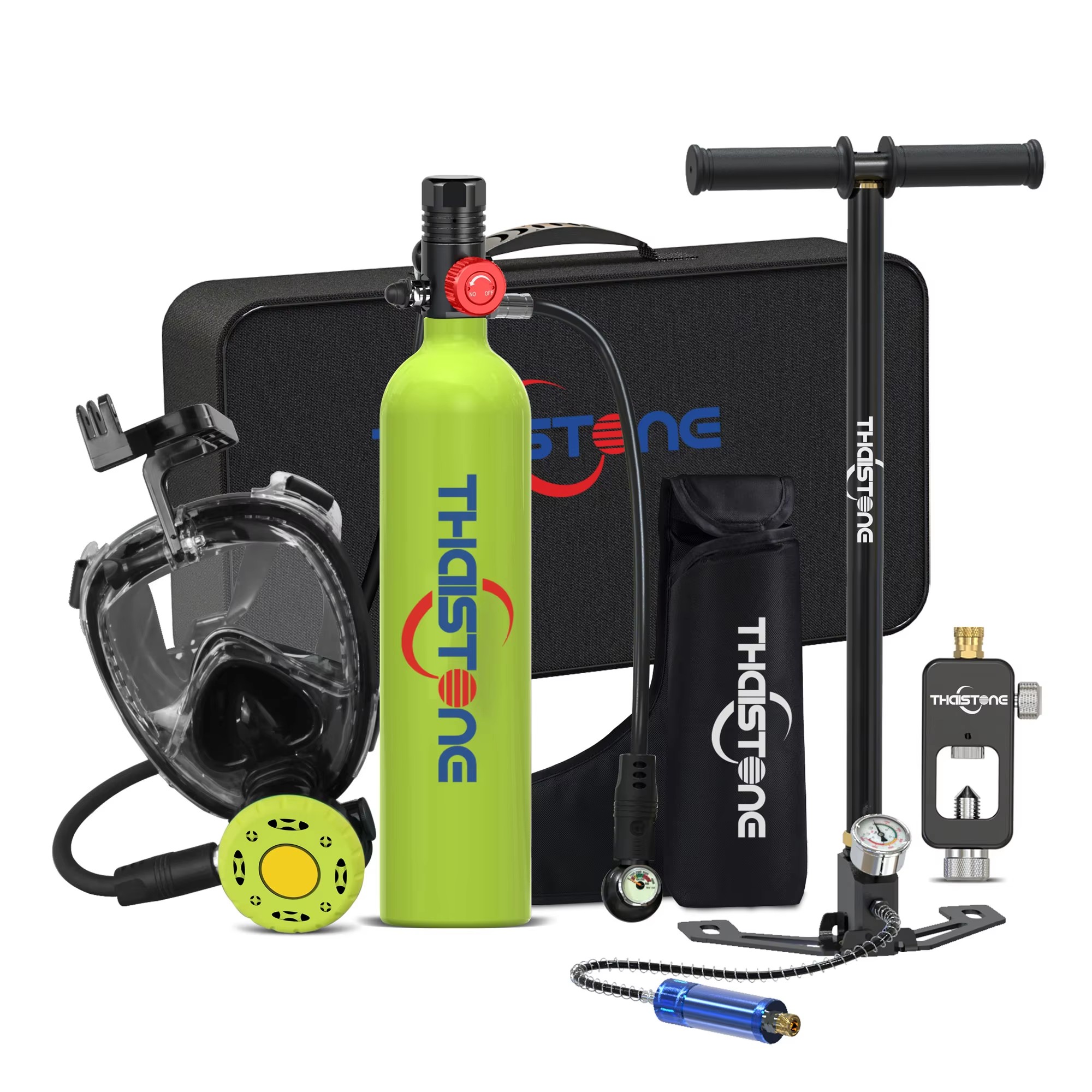 THAISTONE 1L Scuba Oxygen Tank - Diving Mask ulasan dan harga