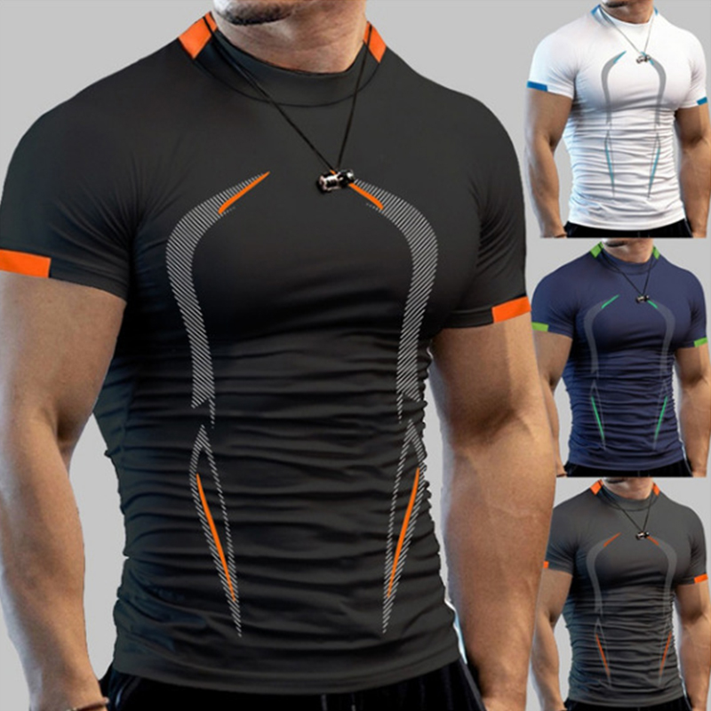 Stylish Gym Workout Compressio - Rash Guard ulasan dan harga
