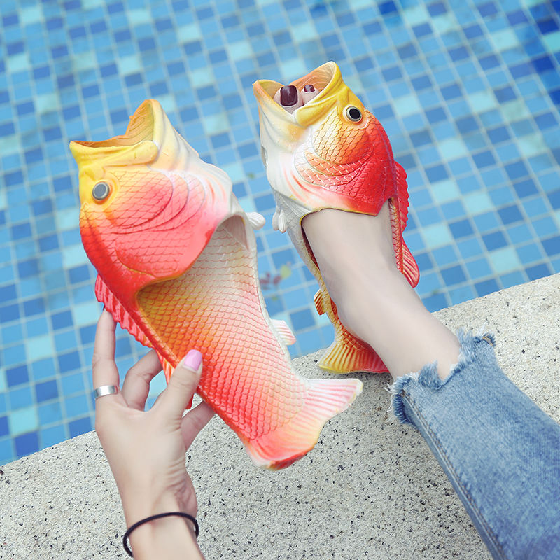 Designer Peep Toe Fish Slipper - Flippers Swimming ulasan dan harga