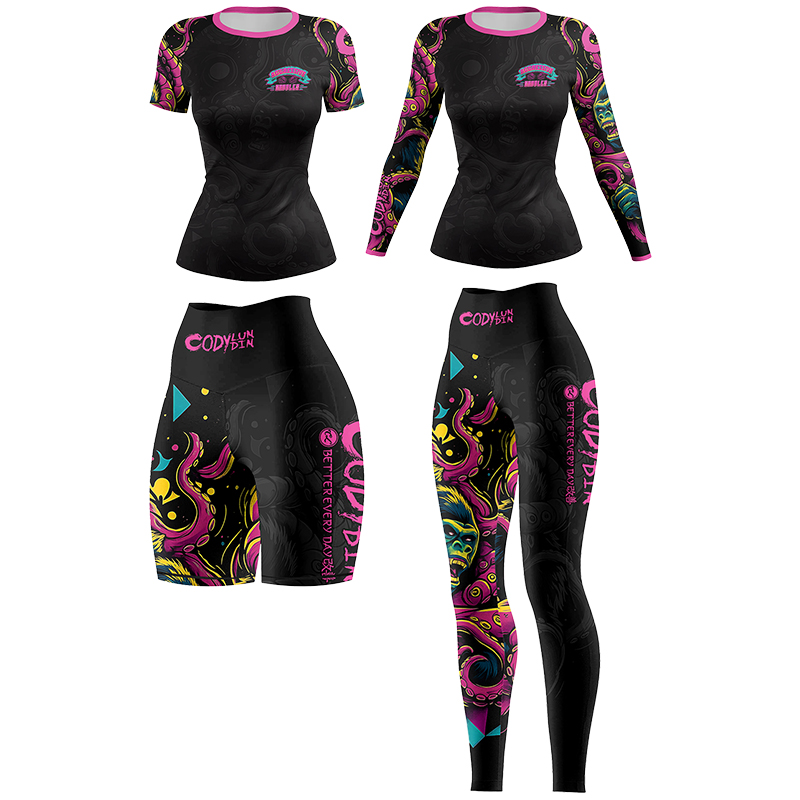Cody Lundin Women's MMA BJJ Ra - Rash Guard ulasan dan harga