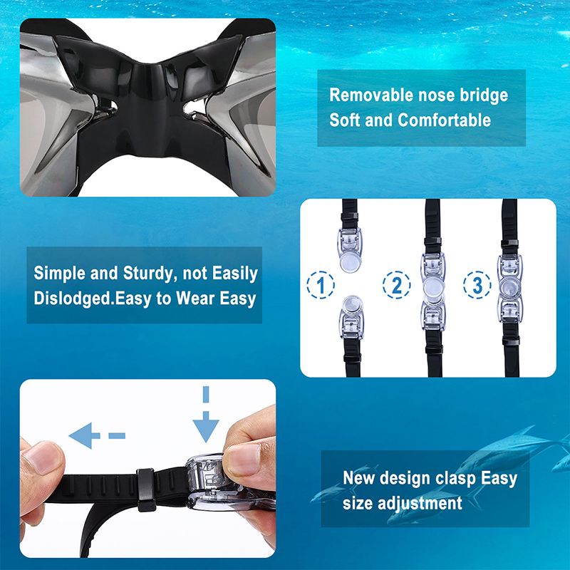 Swimming Glasses Adult Swimmin - Goggles Swim ulasan dan harga