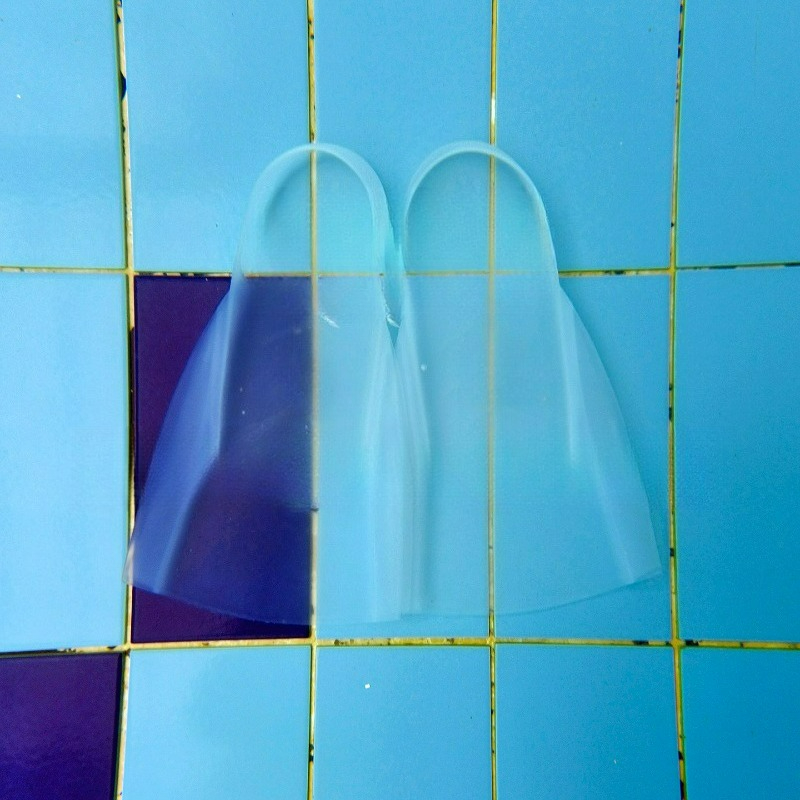 Full Transparent Invisible Fli - Flippers Swimming ulasan dan harga