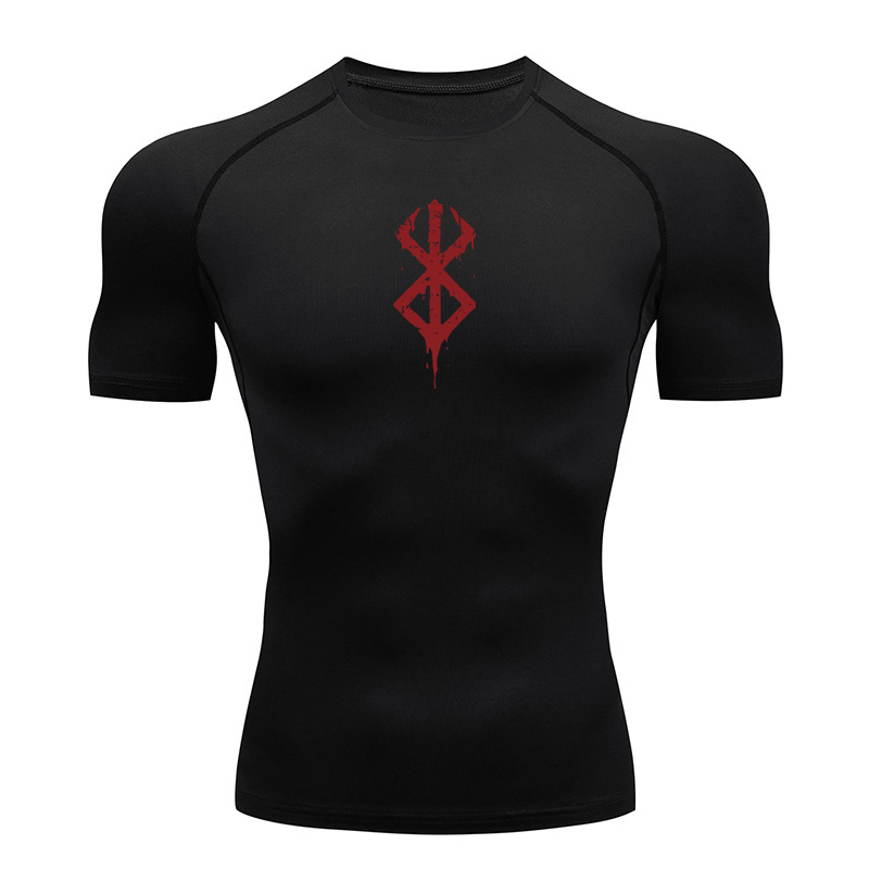 Men's Print Compression Shirts - Rash Guard ulasan dan harga
