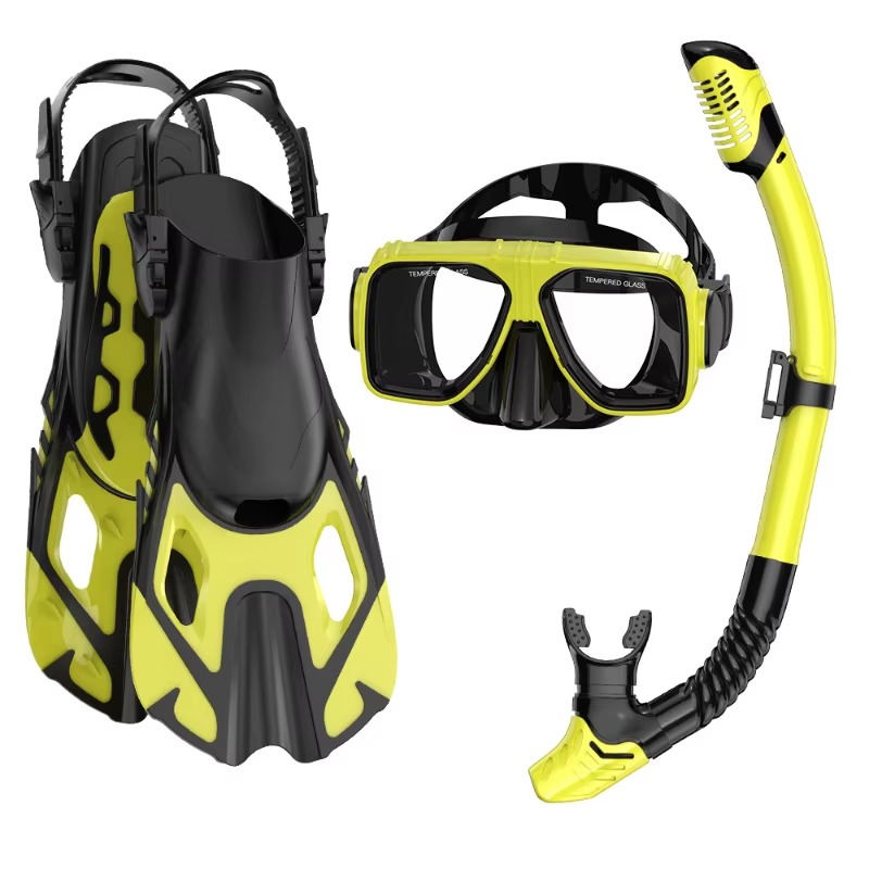 Professional 3-Piece Snorkel D - Swim Fins ulasan dan harga